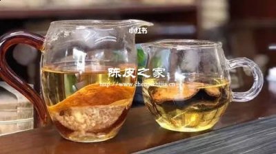 新会陈皮泡出来的水是什么颜色