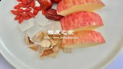 陈皮和苹果能煮水喝吗